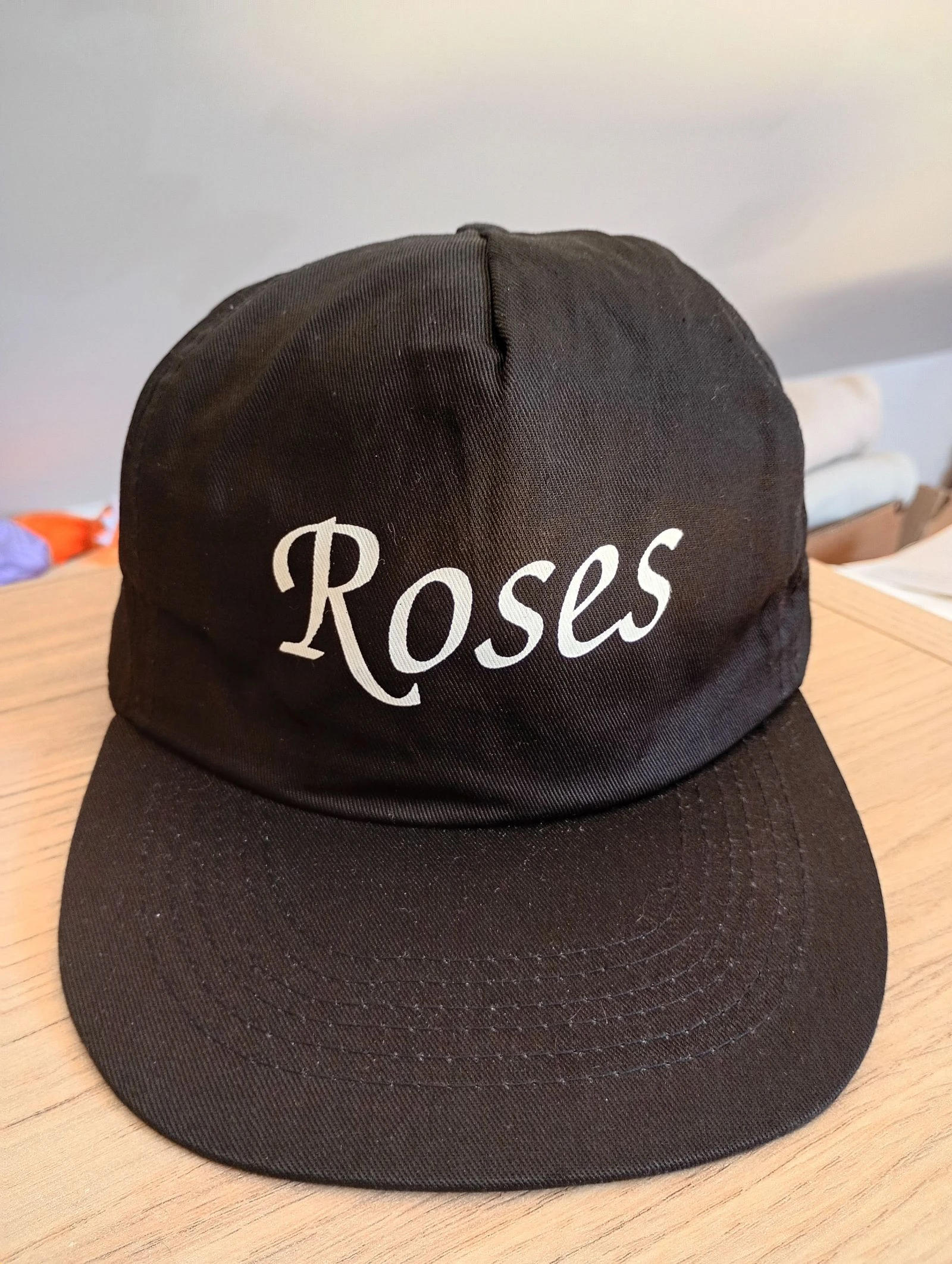 Casquette vintage années 90 snapback noir réglable